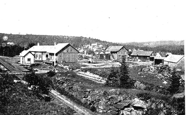 1884 Post Office site (Collection of Berlin and Coos County Historical Society)