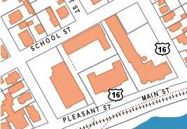 Map of St. Annes Neighbor hoodBlock formed by Church, School, Success and Main/Pleasant Streets